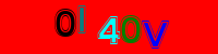 Blue Captcha Image