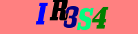 Blue Captcha Image