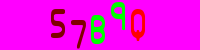Blue Captcha Image