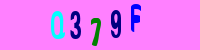 Blue Captcha Image