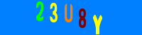 Blue Captcha Image