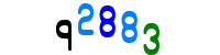 Blue Captcha Image
