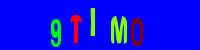Blue Captcha Image