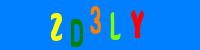 Blue Captcha Image