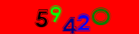 Blue Captcha Image