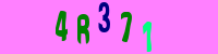 Blue Captcha Image