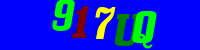 Blue Captcha Image