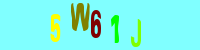 Blue Captcha Image