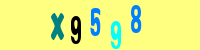 Blue Captcha Image