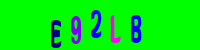 Blue Captcha Image