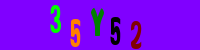 Blue Captcha Image