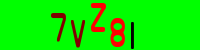 Blue Captcha Image