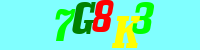 Blue Captcha Image