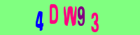 Blue Captcha Image