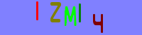 Blue Captcha Image