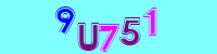 Blue Captcha Image