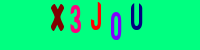 Blue Captcha Image