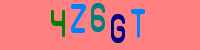 Blue Captcha Image