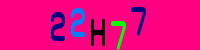 Blue Captcha Image