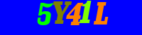 Blue Captcha Image