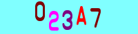 Blue Captcha Image