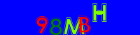 Blue Captcha Image