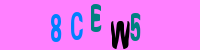 Blue Captcha Image