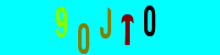 Blue Captcha Image
