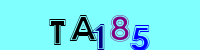 Blue Captcha Image