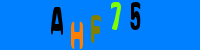 Blue Captcha Image