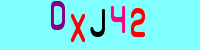 Blue Captcha Image
