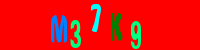 Blue Captcha Image