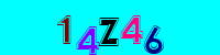 Blue Captcha Image