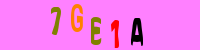 Blue Captcha Image