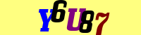 Blue Captcha Image