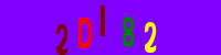 Blue Captcha Image