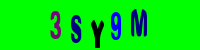 Blue Captcha Image