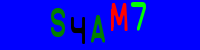 Blue Captcha Image