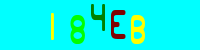 Blue Captcha Image