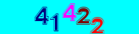 Blue Captcha Image