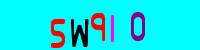 Blue Captcha Image
