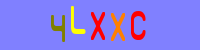 Blue Captcha Image