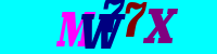 Blue Captcha Image
