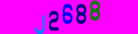 Blue Captcha Image