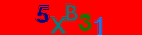 Blue Captcha Image