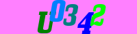 Blue Captcha Image