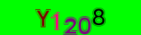 Blue Captcha Image