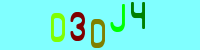 Blue Captcha Image