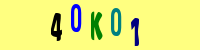 Blue Captcha Image