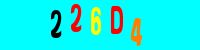 Blue Captcha Image